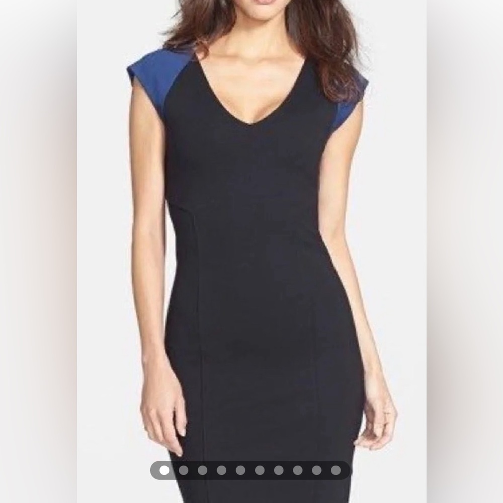 Felicity and coco color block exposed back zipper size small
